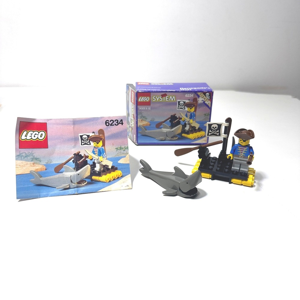 LEGO 6234 Renegade's Raft Complete Pirate Set in Box w/ Instructions
